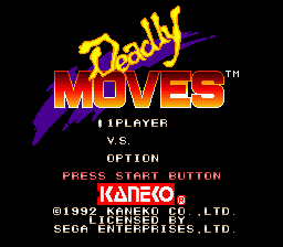 Заставка игры Deadly Moves